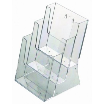 Suport Brosuri In 3 Trepte A5 Transparent Suport Brosuri In 3 Trepte A5 Transparent