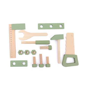 Jucarie set cu unelte din lemn, 3 ani+, Andreu Toys Jucarie set cu unelte din lemn, 3 ani+, Andreu Toys