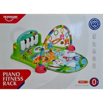 Covor activitati muzical, bebelusi, Piano Fitness, 5 in 1, Fetite si Baieti, Multicolor 75*60 Covor activitati muzical, bebelusi, Piano Fitness, 5 in 1, Fetite si Baieti, Multicolor 75*60