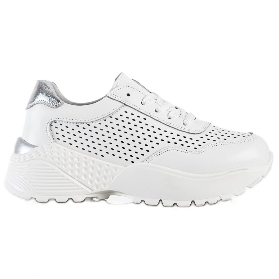 Pantofi sport dama, Goodin, BM112590, Alb