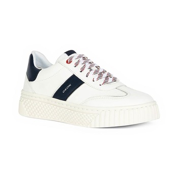 Tenisi dama, Geox Licena, Alb, Alb Tenisi dama, Geox Licena, Alb, Alb