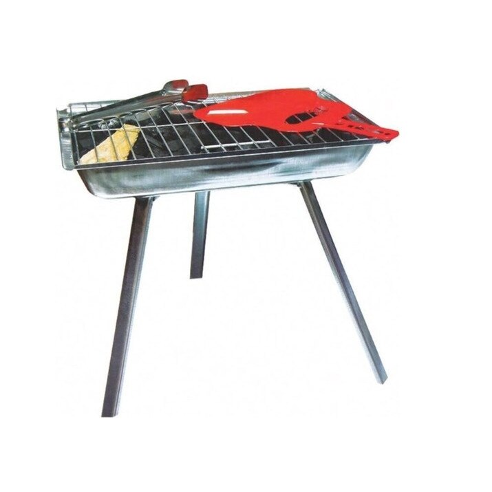 Gratar metalic portabil,accesorii incluse