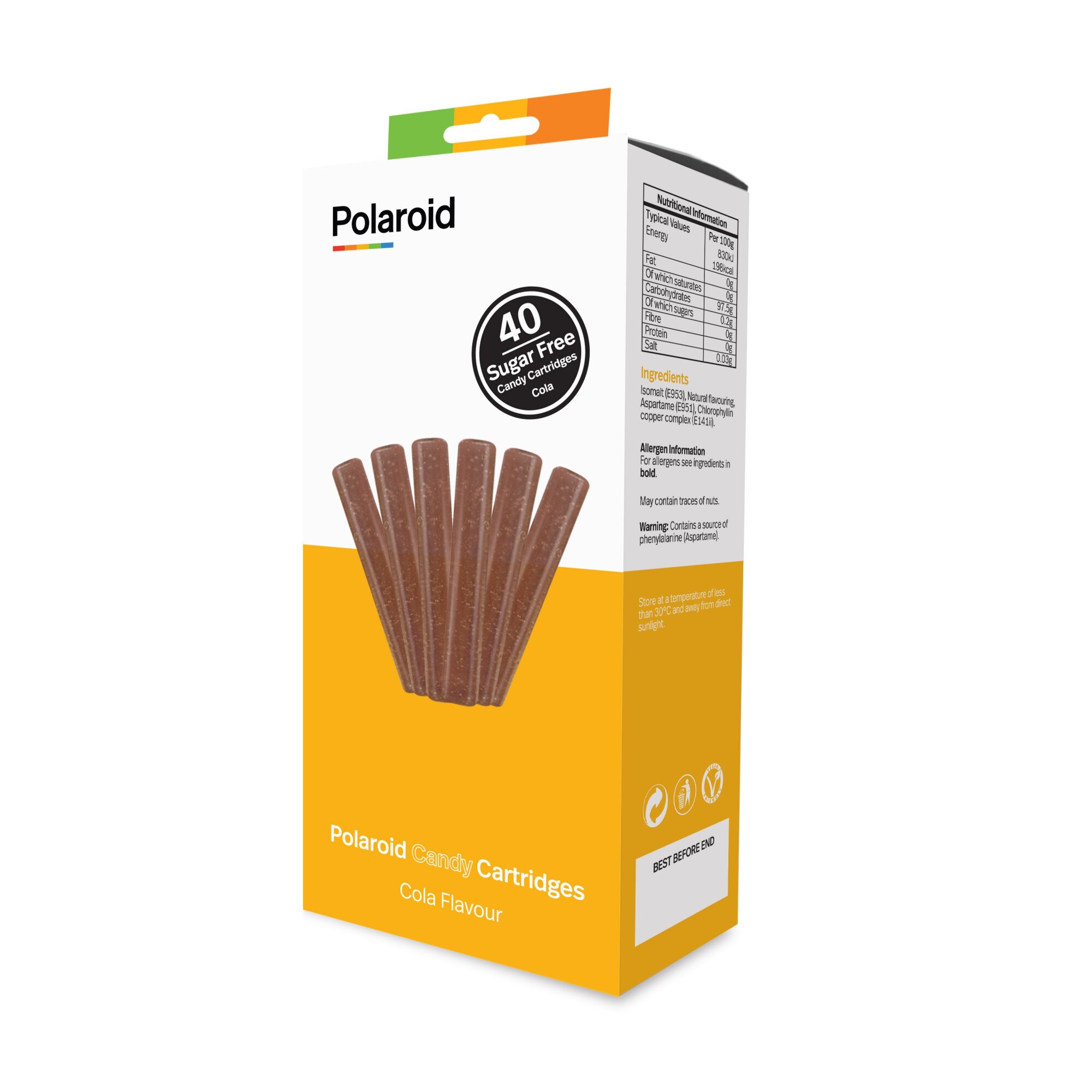 Pachet batoane, Polaroid, CandyPlay 3D, 40 buc, aroma coca cola