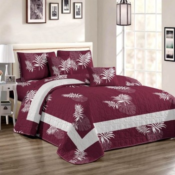 Set cuvertura matlasata si 2 fete de perna, 210 x 230 cm, pat dublu, Casa de Vis, P049 Set cuvertura matlasata si 2 fete de perna, 210 x 230 cm, pat dublu, Casa de Vis, P049