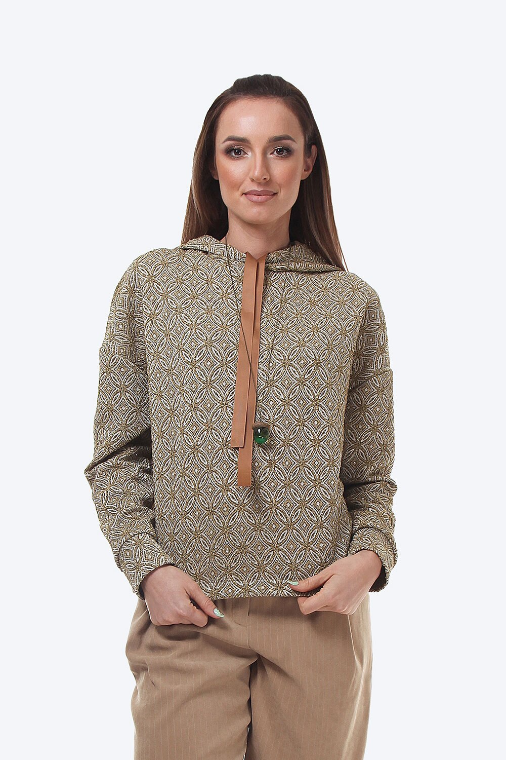 Hoodie auriu cu gluga, Onibon