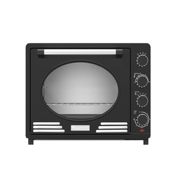 Cuptor Electric Convectie Retro TurboTronic TT-EV35R, 1600W, 230 de grade, 35L, Timer, Grill,Rotisor, Negru Cuptor Electric Convectie Retro TurboTronic TT-EV35R, 1600W, 230 de grade, 35L, Timer, Grill,Rotisor, Negru