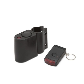 Alarma pentru bicicleta cu telecomanda breloc, 110 dB, Negru Rosu, BBL2239 Alarma pentru bicicleta cu telecomanda breloc, 110 dB, Negru Rosu, BBL2239