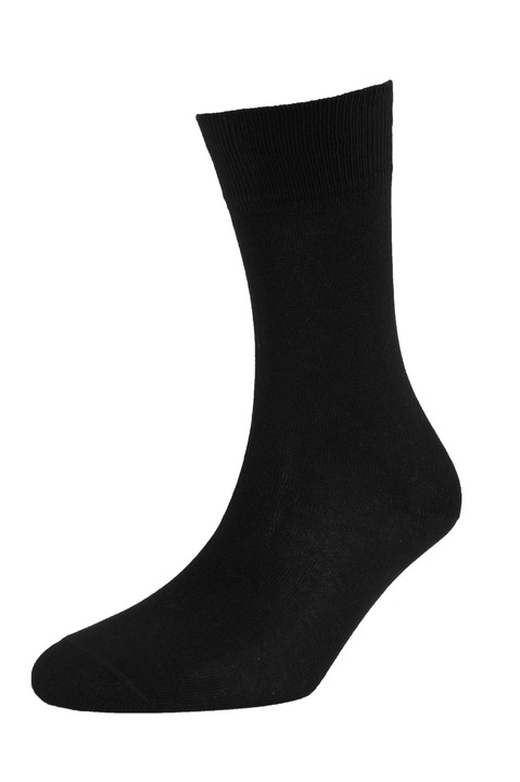 Sosete din bumbac pieptanat, office, pentru barbati, Mondex, Negru