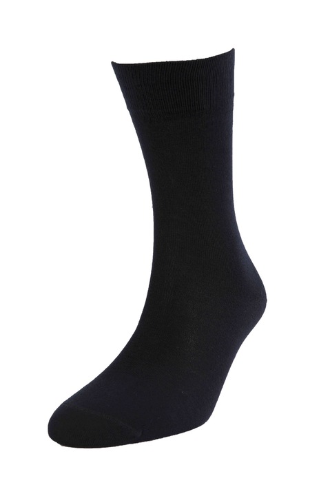 Sosete din bumbac pieptanat, office, pentru barbati, Mondex, Bleumarin