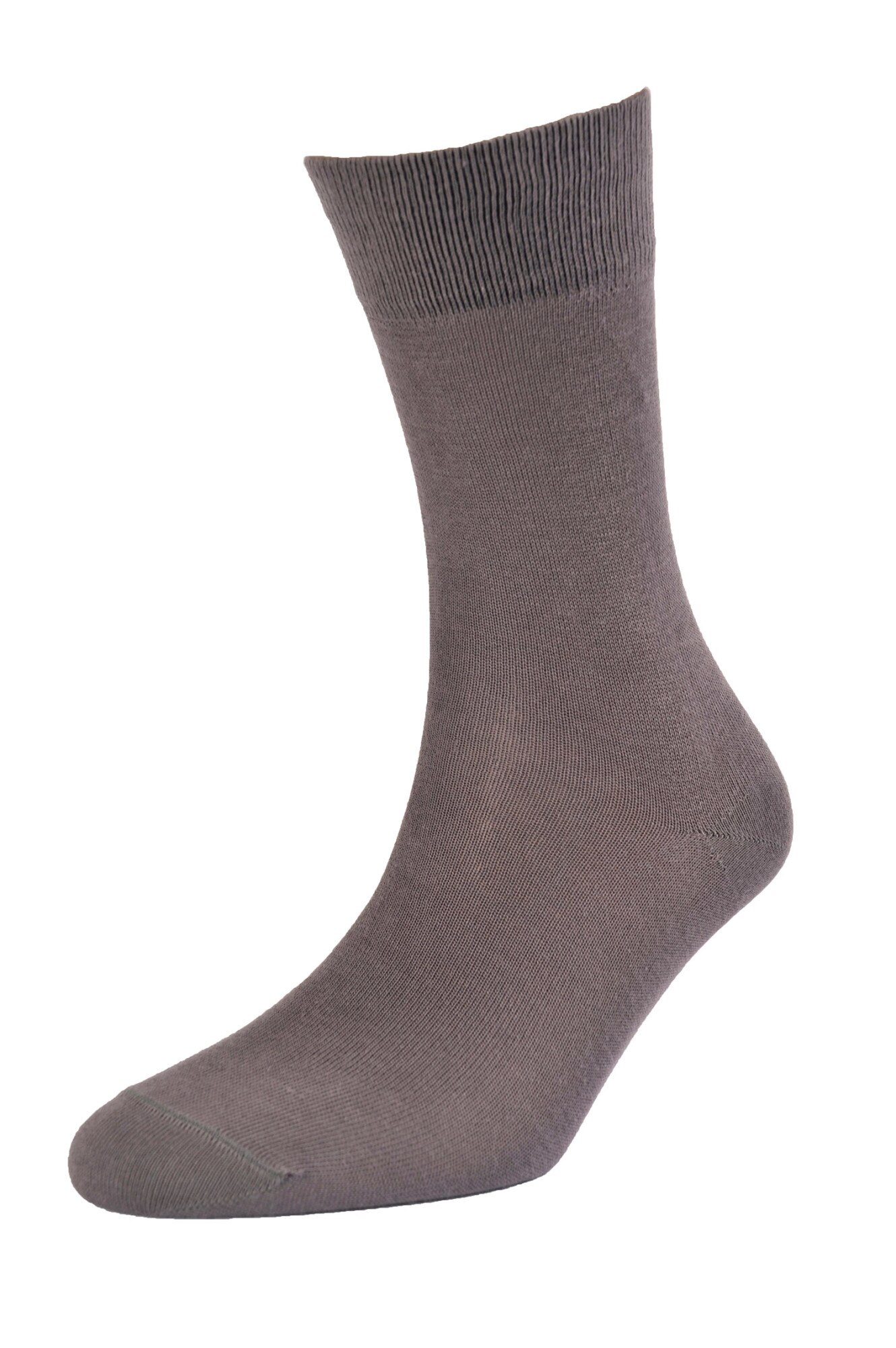 Sosete din bumbac pieptanat, office, pentru barbati, Mondex, Gri