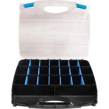Organizator pentru piese, suruburi, piulite, clipsuri, 23 compartimente, 380 x 320 mm, BGS 9456 Organizator pentru piese, suruburi, piulite, clipsuri, 23 compartimente, 380 x 320 mm, BGS 9456
