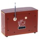Ретро радио Adler AD 1187, Bluetooth, FM Радио, USB, LCD Дисплей, AUX, Аларма, Кафяв