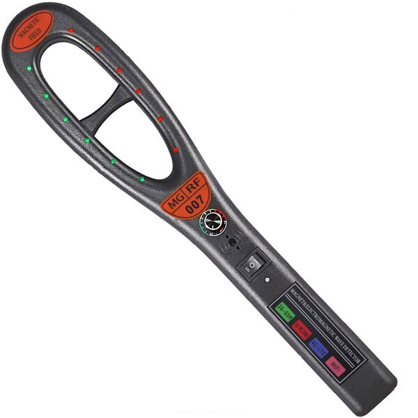 Detector profesional de microfoane GSM, Bluetooth si WiFi iUni RF007, detector unde magnetice si electromagnetice