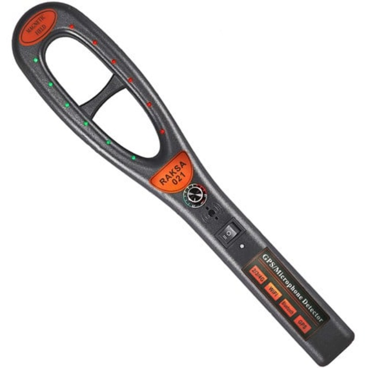 Професионален детектор за GSM, Bluetooth и WiFi микрофон iUni RF007, детектор за магнитни и електромагнитни вълни