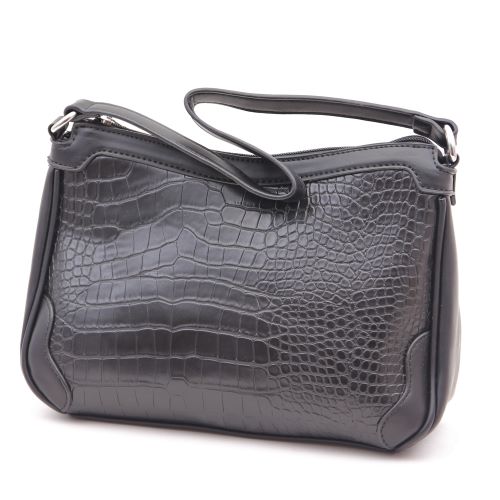 Geanta dama Caza Pelletteria piele ecologica 98101 negru