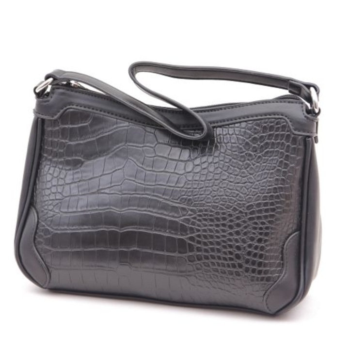 Geanta dama Caza Pelletteria piele ecologica 98101 negru