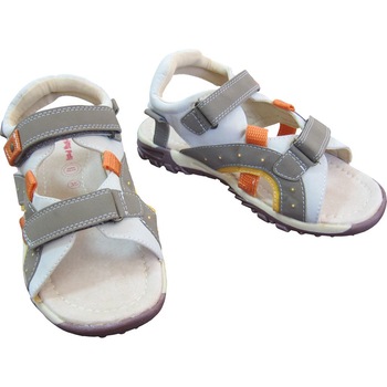 Sandale 366259 Primii Pasi, Alb/Gri Sandale 366259 Primii Pasi, Alb/Gri