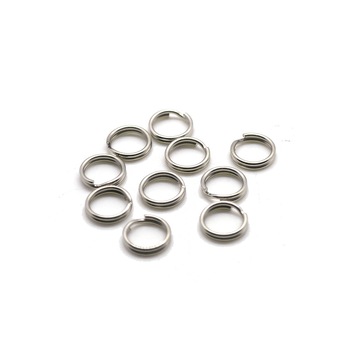 Set 10buc inele despicate Kamatsu Split Ring K-2193, 6mm, culoarea Nickel Set 10buc inele despicate Kamatsu Split Ring K-2193, 6mm, culoarea Nickel