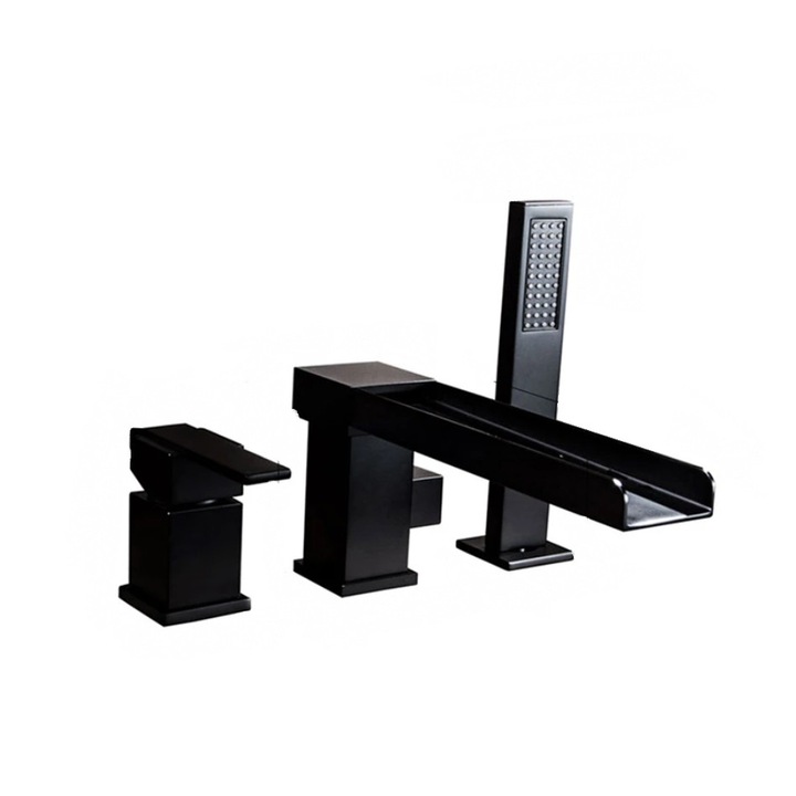 Blackswan M32 Kád csaptelep, matt fekete modell, méret 25,5 cm