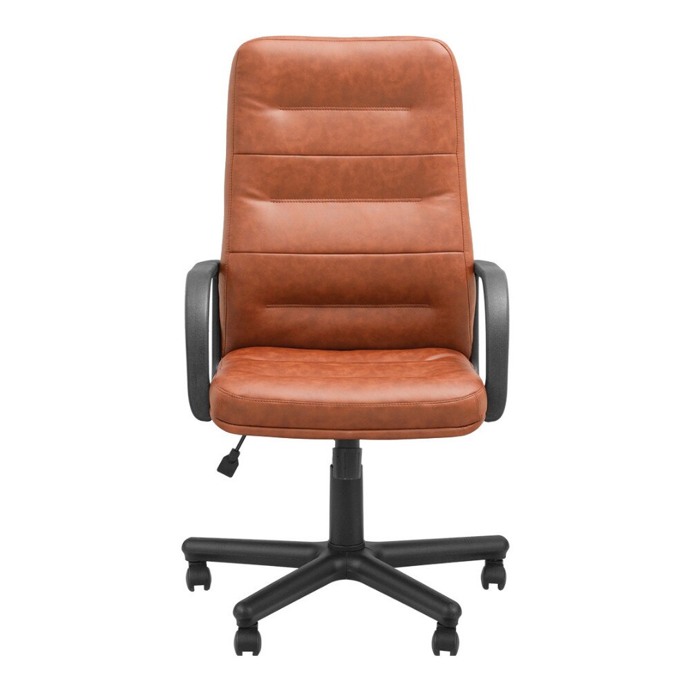 Scaun de birou Moderna Expert, piele ecologica, maro