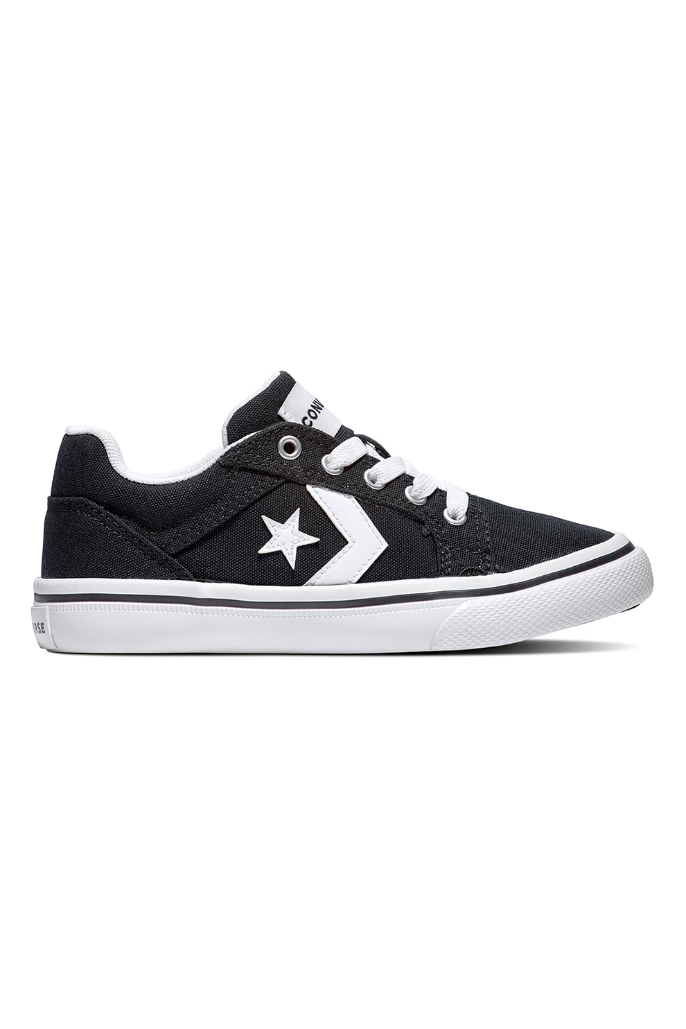 Converse, Pantofi sport din material textil El Distrito 2.0, Negru/Alb