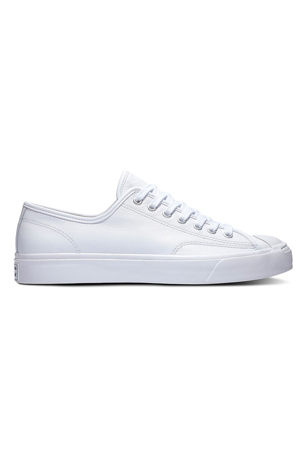 Converse, Tenisi de piele cu varf intarit Jack Purcell First Foundational, alb, 8