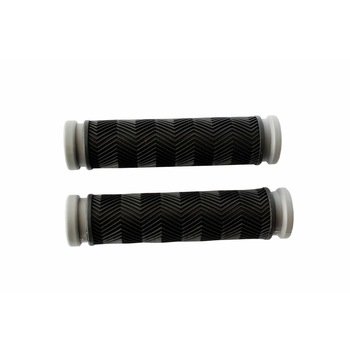 Set mansoane bicicleta, 1 pereche, negru/gri, 130mm, RR1405 Set mansoane bicicleta, 1 pereche, negru/gri, 130mm, RR1405