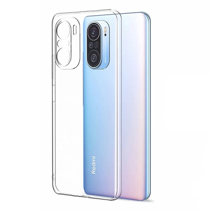 Husa din silicon Ultra Slim pentru Xiaomi Redmi Note 10, Transparenta