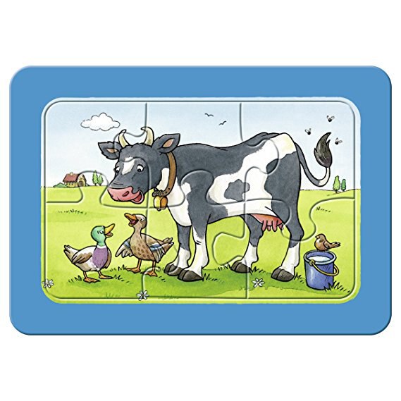 Ravensburger My First Wooden Puzzles For Toddlers - 10 Piece Wooden Jigsaw Puzzle