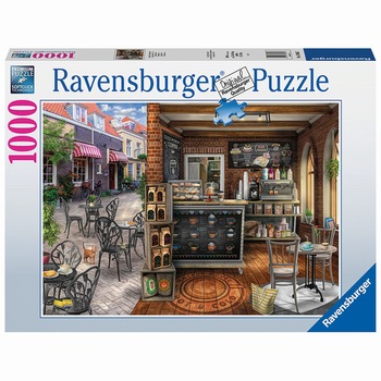 Puzzle Ravensburger - Cafenea Pitoreasca, 1000 piese Puzzle Ravensburger - Cafenea Pitoreasca, 1000 piese