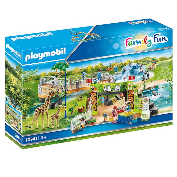Playmobil Family Fun, Large Zoo - Зоологическа градина