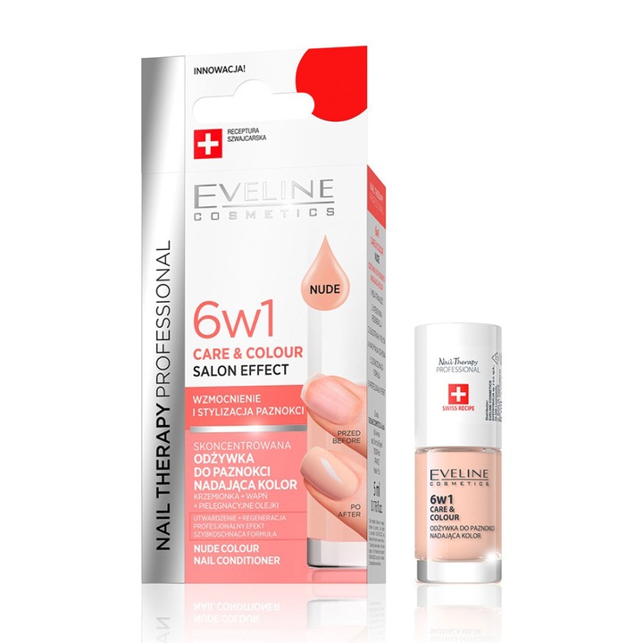 Tratament balsam de unghii Nail Therapy 6 in 1 Nude