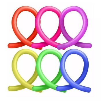 Set 3 Monkey Noodles Zenuk® - Sensory Fidget, Anti-Stres, Anti-Anxietate, Elastic, Albastru/Multicolor Set 3 Monkey Noodles Zenuk® - Sensory Fidget, Anti-Stres, Anti-Anxietate, Elastic, Albastru/Multicolor