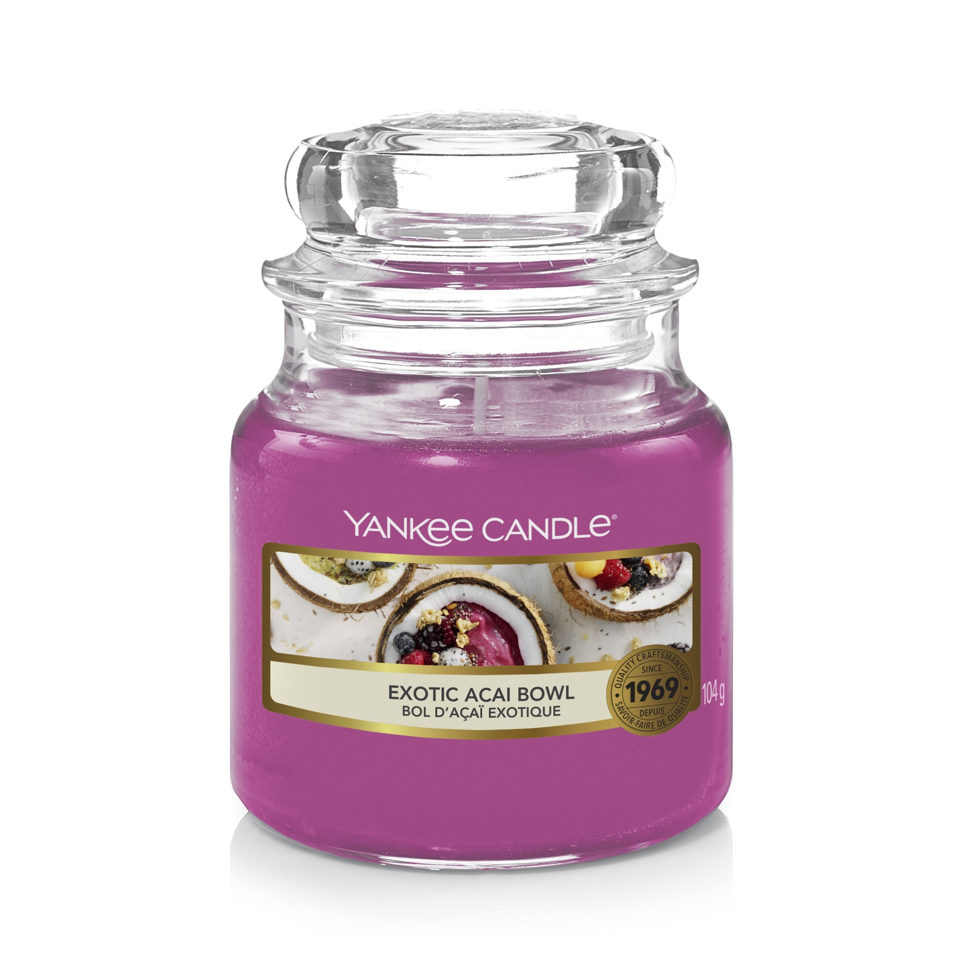 Lumanare Parfumata Borcan Mic Exotic Acai Bowl, Yankee Candle