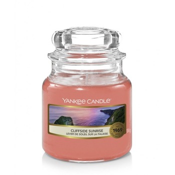 Lumanare Parfumata Borcan Mic Cliffside Sunrise, Yankee Candle Lumanare Parfumata Borcan Mic Cliffside Sunrise, Yankee Candle