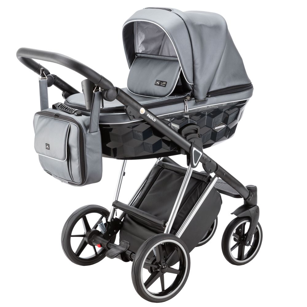 Carucior 3 in 1 Paolo Adamex Special Edition Grey Silver SM525