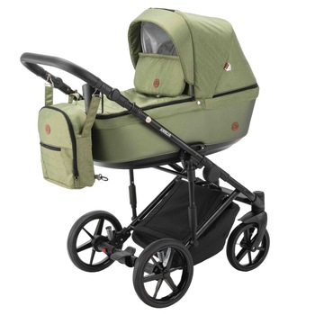 Carucior copii 3 in 1 Amelia Adamex Green AM280 Carucior copii 3 in 1 Amelia Adamex Green AM280