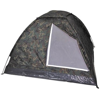 Cort camping MFH 3-PERSON TENT MONODOM, Poliester 190T/Fibra de sticla, Impermeabilitate 1500mm, 210x210x130cm, Model Woodland Cod produs: 32103T Cort camping MFH 3-PERSON TENT MONODOM, Poliester 190T/Fibra de sticla, Impermeabilitate 1500mm, 210x210x130cm, Model Woodland Cod produs: 32103T
