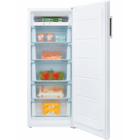 Congelator Candy CMIOUS 5142WH/N, 160l, Control mecanic, Usi reversibile, Clasa F, H 142 cm, Alb