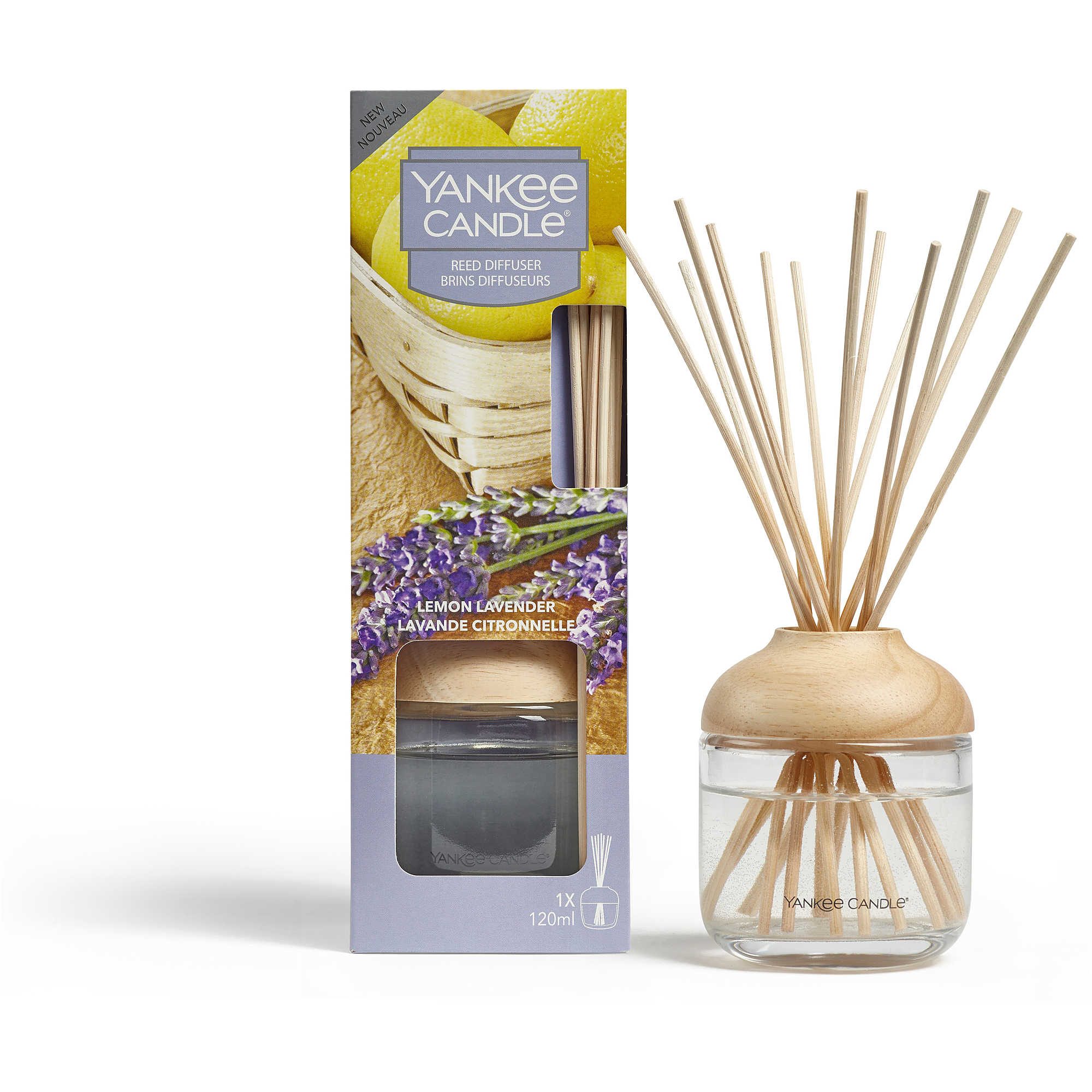 Betisoare Parfumate Lemon Lavender 120ml, Yankee Candle