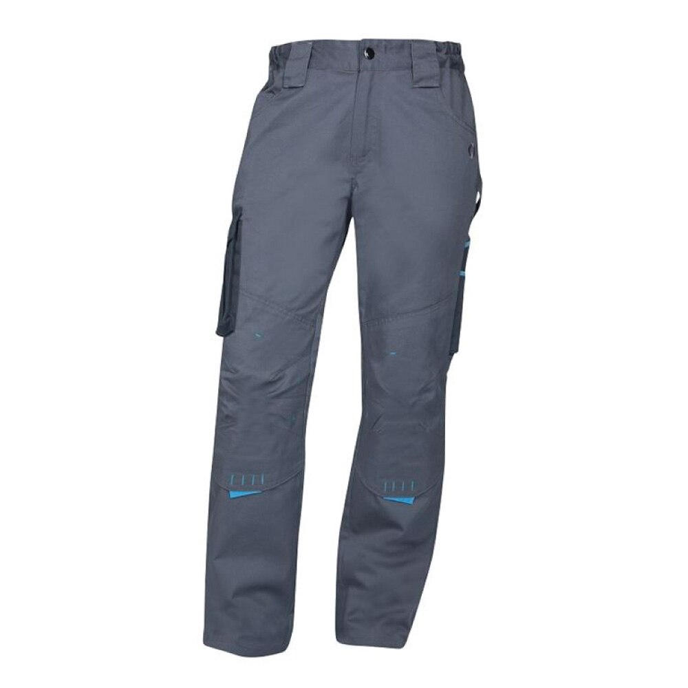 Pantaloni de lucru in talie pentru femei 4TECH, culoare gri - negru, marimea 46