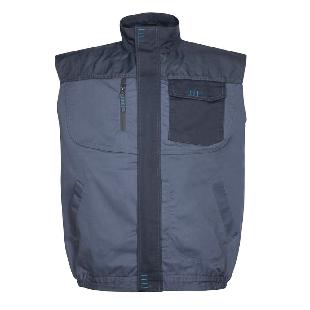 Vesta de lucru 4TECH, culoare gri - negru, marimea 64