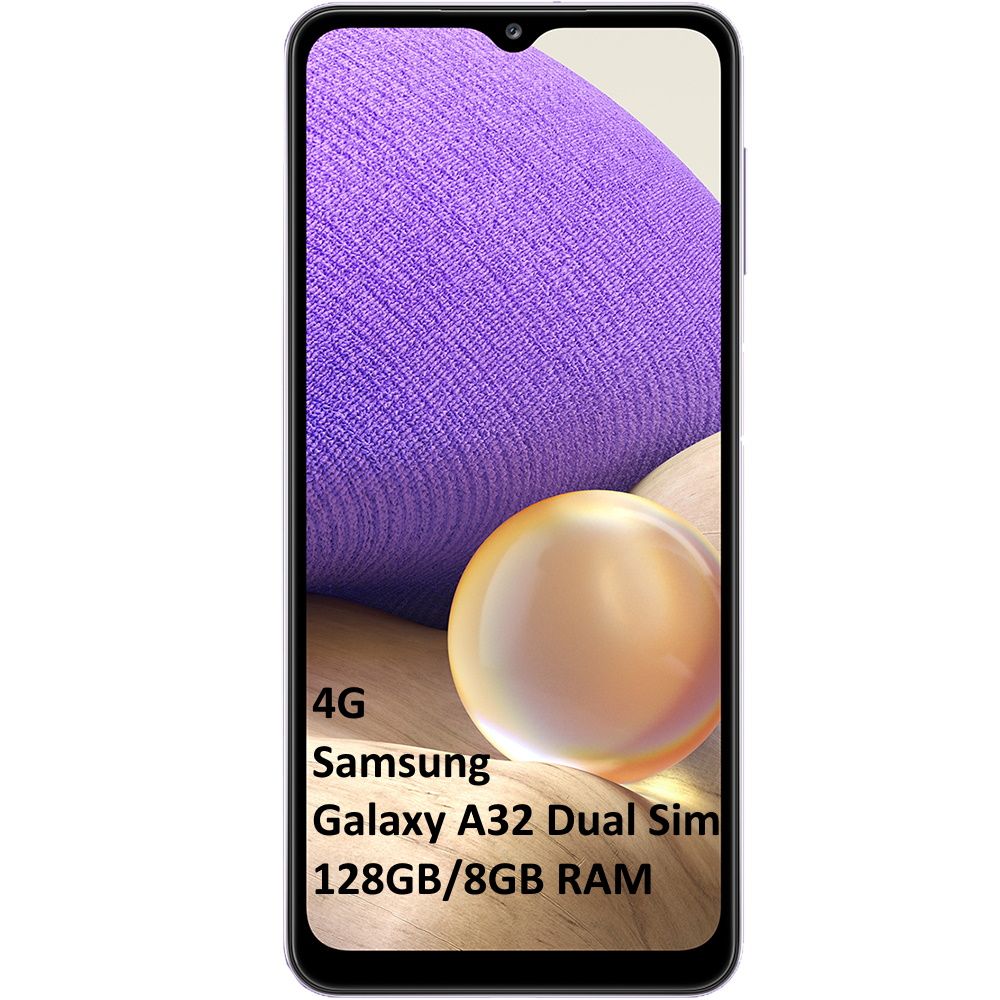 Telefon mobil Samsung Galaxy A32, Dual SIM, 128GB, 8GB RAM, 4G, Violet