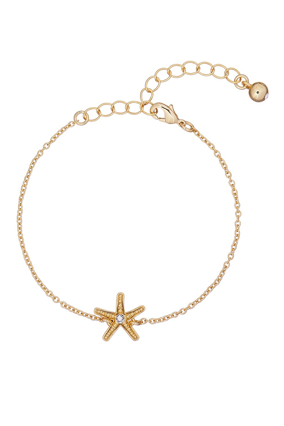 Ted Baker, Bratara cu talisman in forma de stea de mare, Auriu