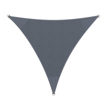 Copertina soare Oxford, Triunghi, Antracit, 4 x 4 m Copertina soare Oxford, Triunghi, Antracit, 4 x 4 m