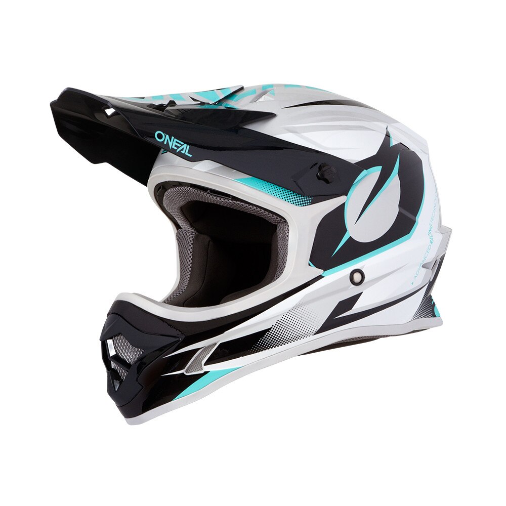 Casca Motocross O'Neal 3 Series Riff Teal, Multicolor, XS