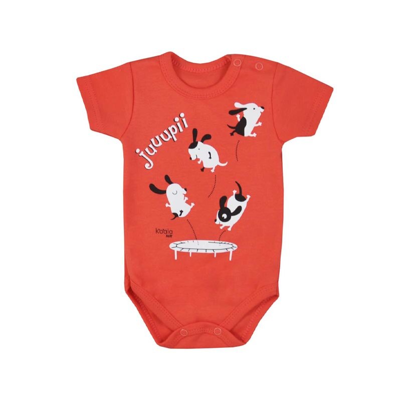 Body cu maneca scurta pentru fete Koala Jupi 08-520R, Rosu 53955