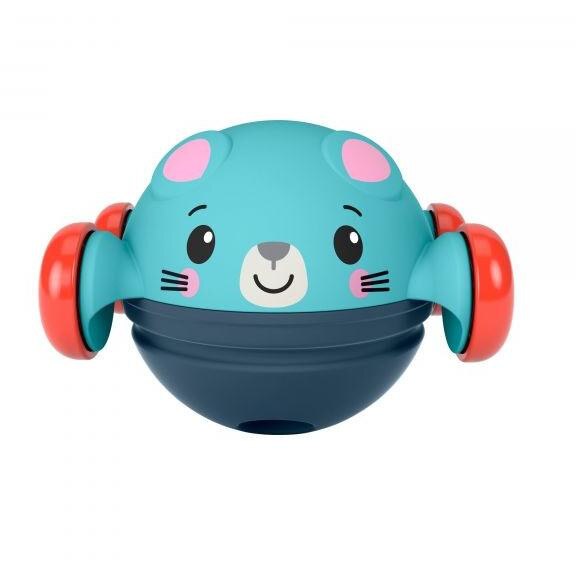Jucarie interactiva Fisher-Price Roll, Pop & Zoom, Soricel
