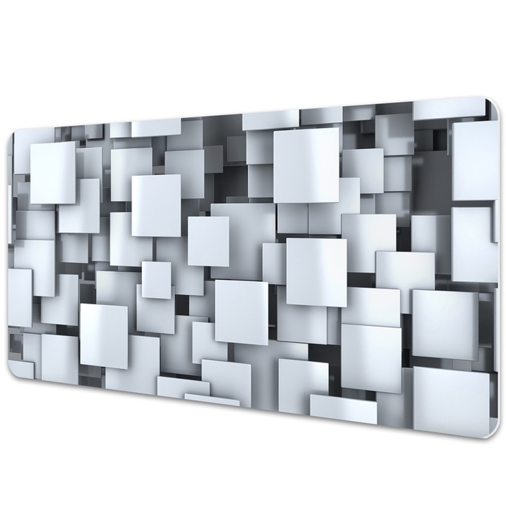 Mouse Pad Protectie Birou, model geometric 3D, multicolor, bmat-230850382-2511, 120x60 cm