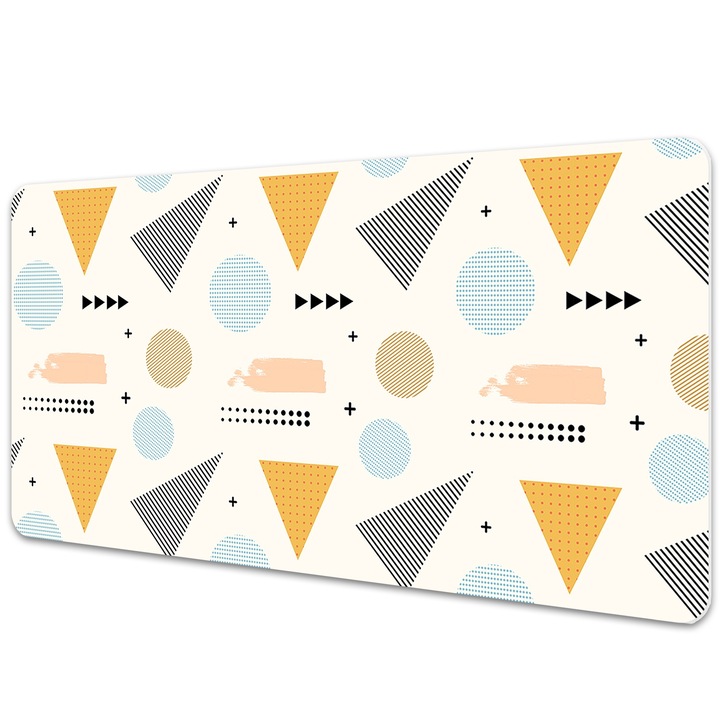 Mouse Pad Protectie Birou, model geometric, bmat-3126, 90x45cm